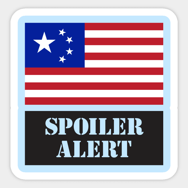 It's not a Conspiracy Theory, it's a Spoiler Alert. Sticker by DDGraphits